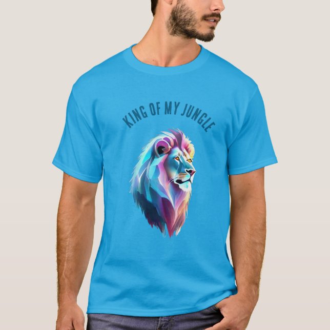 Camiseta Rugido Real: Abrace Seu Rei Interior  (Frente)