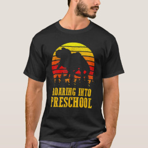 Camiseta Rugindo no Professor de Dinossauro Pré-Escolar Jar