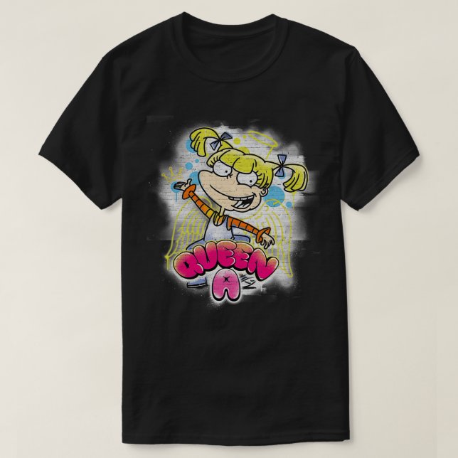 Camiseta Rugrats Queen A for Angelica  (Frente do Design)