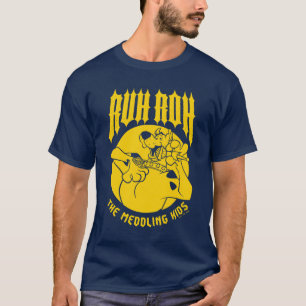 Camiseta Ruh Roh Scooby-Doo Ícone De Crianças Meditantes