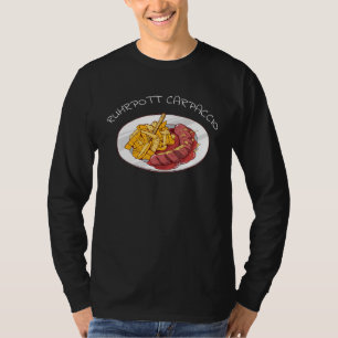 Camiseta Ruhrpott Carpaccio I Currywurst Mit Chips Love
