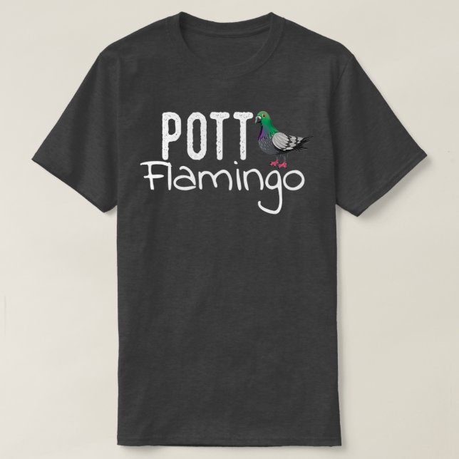 Camiseta Ruhrpott Flamingo Ruhrgebiet Gift pigeon Funny 1 (Frente do Design)