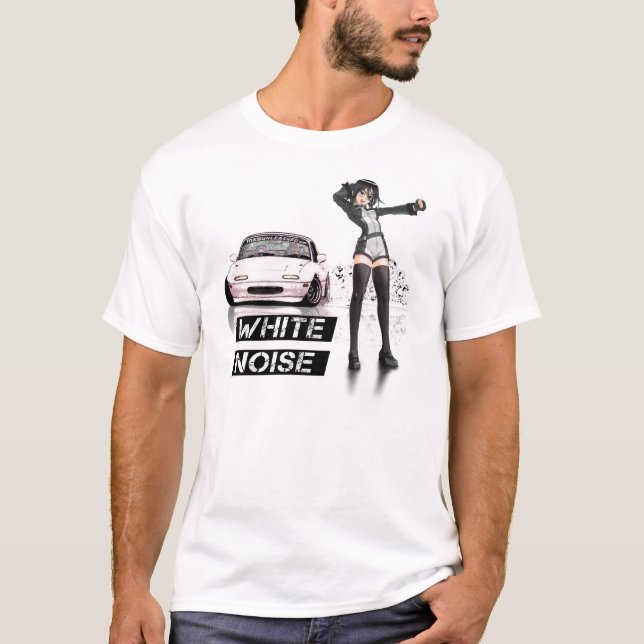 Camiseta Ruído branco MX5 Miata (Frente)