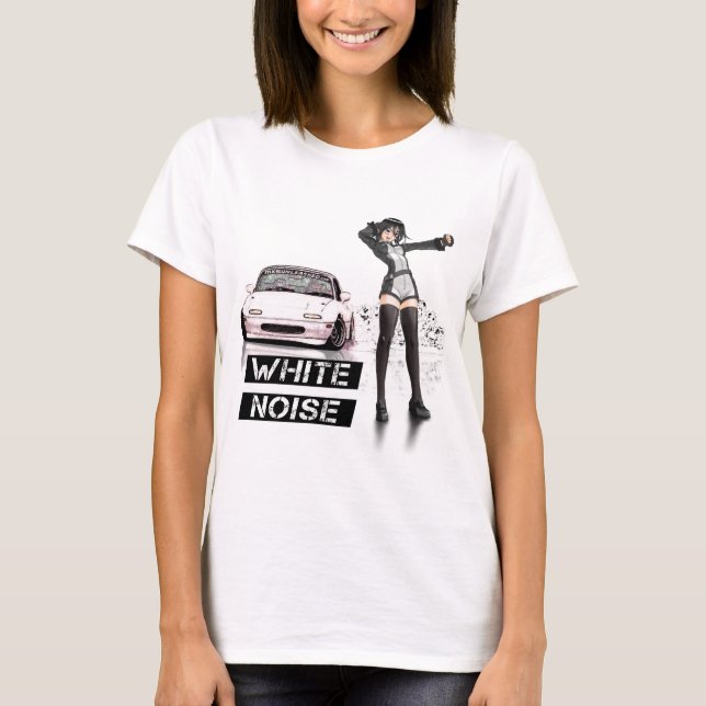 Camiseta Ruído branco MX5 Miata (Frente)