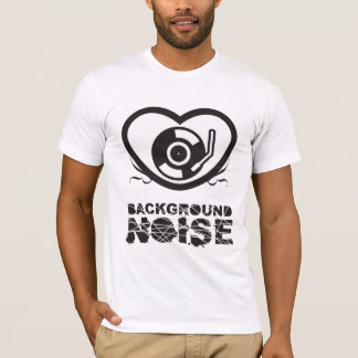 Camiseta Ruído de fundo de Vynil do amor