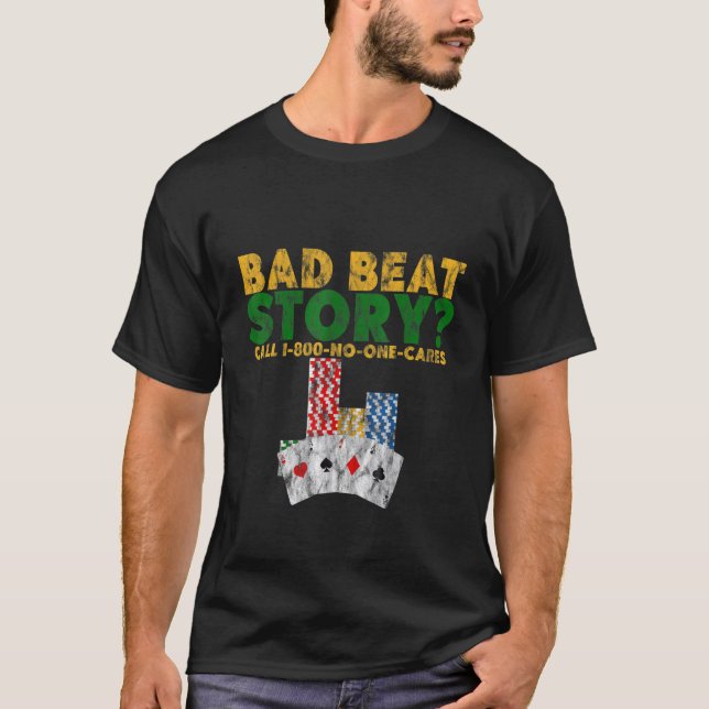Camiseta Ruim da História do Beat Chamada 1 800 Ninguém Cur (Frente)