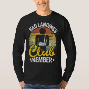 Camiseta Ruim Landings Club Membro Da Mão Quebrada Consiga 