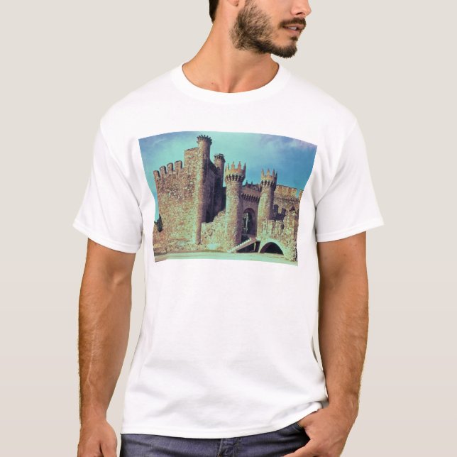 Camiseta Ruínas do castelo dos cavaleiros Templar (Frente)