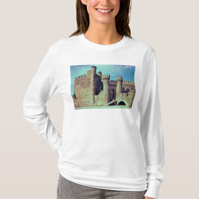 Camiseta Ruínas do castelo dos cavaleiros Templar (Frente)
