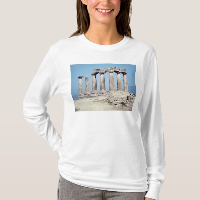 Camiseta Ruínas do templo de Apollo, c.550 BC (Frente)