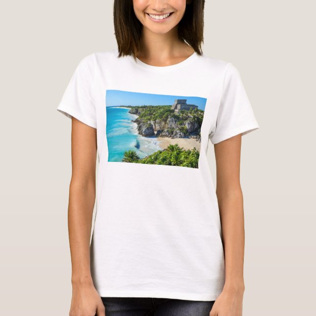 Camiseta Ruínas maias de Tulum (Frente)