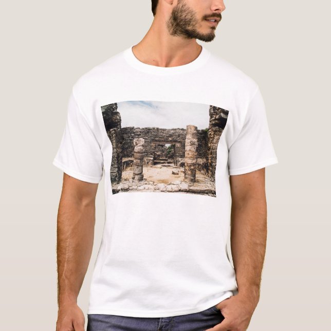 Camiseta Ruínas maias em Tulum, México (Frente)