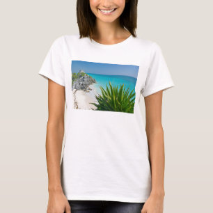 Camiseta Ruínas maias na praia em Tulum