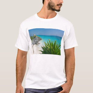 Camiseta Ruínas maias na praia em Tulum