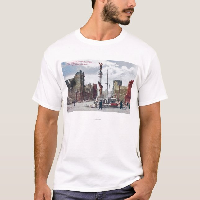 Camiseta Ruins Ao Longo Da Rua Mason, Estatuto da Union Squ (Frente)