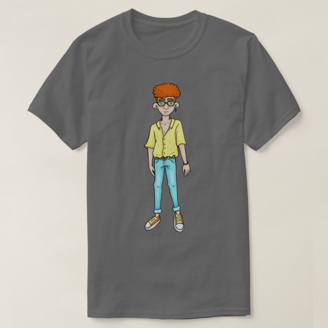 Camiseta Ruiva M (Frente do Design)