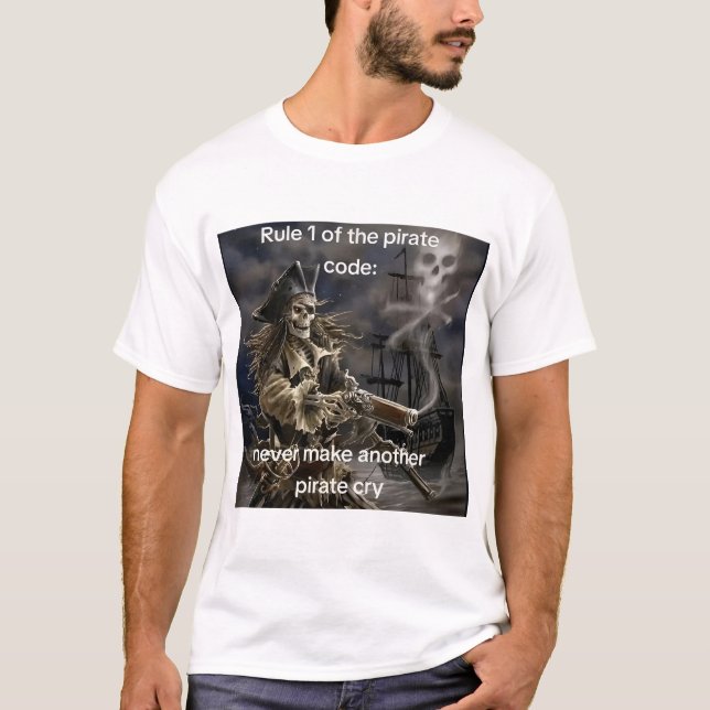 Camiseta Rule 1 of the Pirate Code T-Shirt (Frente)