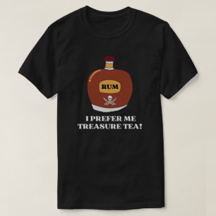 Camiseta Rum? Eu Prefiro Meu Chá do Tesouro!