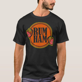 Camiseta Rum Ham injetado comida do Grill Party com tradiçã