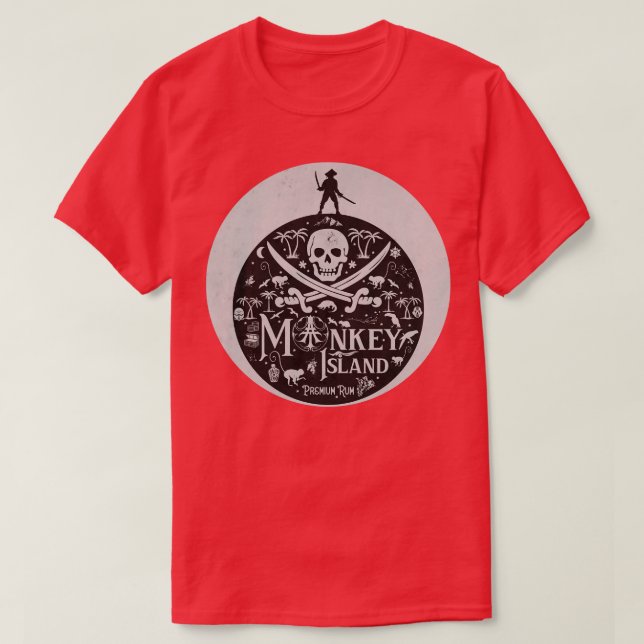 Camiseta Rum macaco (Frente do Design)