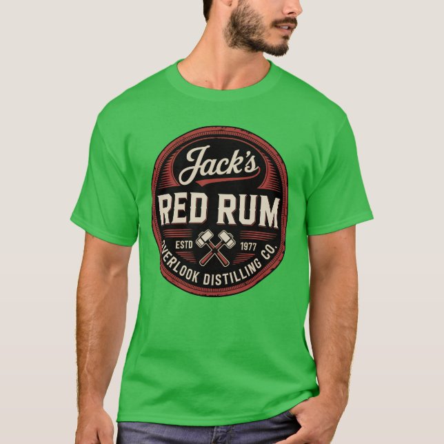 Camiseta Rum Vermelho de Jack (Frente)