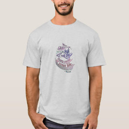 Camiseta Rumi: A gratitude do desgaste gosta de um casaco