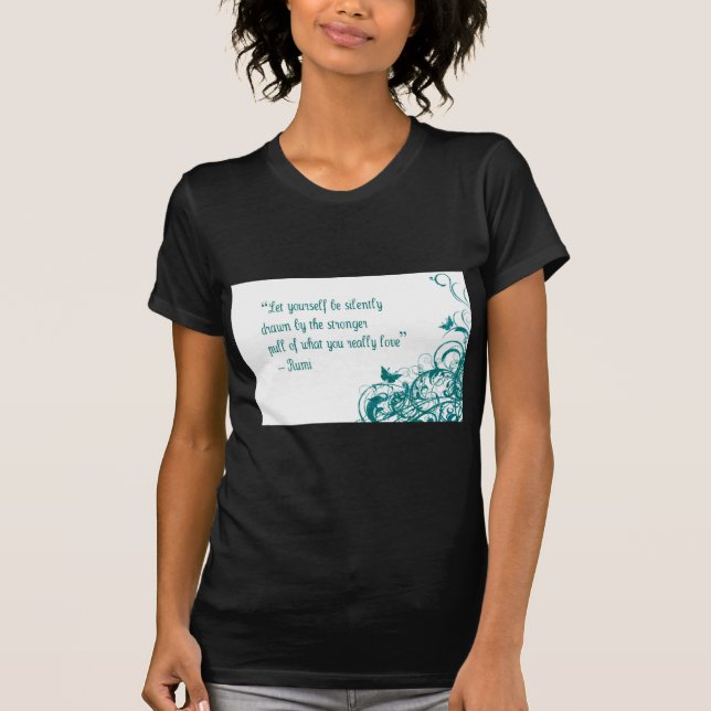 Camiseta Rumi ama citação (Frente)