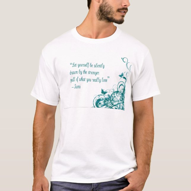 Camiseta Rumi ama citação (Frente)