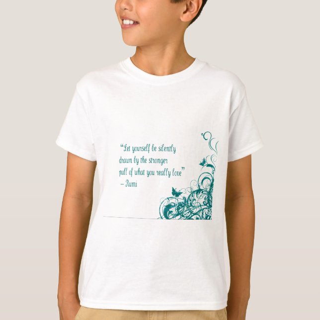 Camiseta Rumi ama citação (Frente)