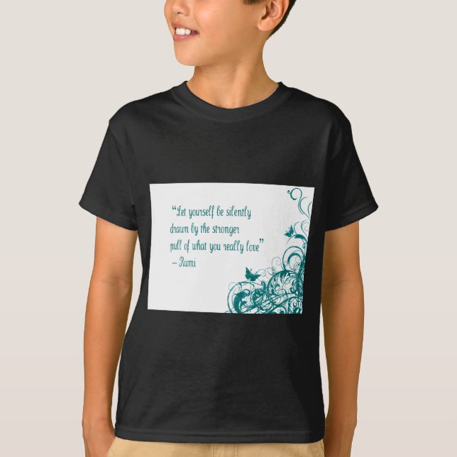 Camiseta Rumi ama citação (Frente)