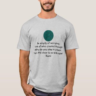 Camiseta Rumi Citação Inspiracional Com Design Tribal