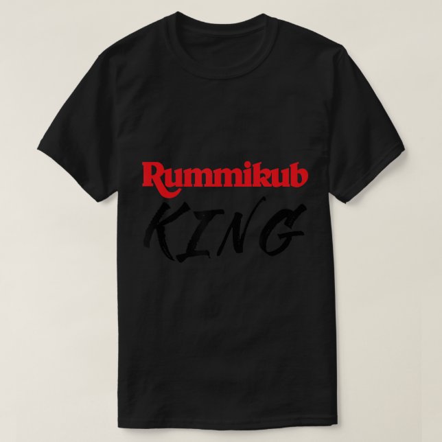 Camiseta Rummikub T-Shirt Rummikub King Player Fan (Frente do Design)