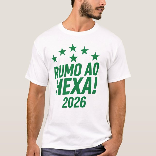 Camiseta Rumo ao Hexa 2026  (Frente)