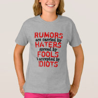 RUMORES - Tshirt TRUISM Teen Girl / Teenager