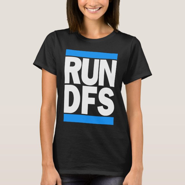 Camiseta Run DFS Daily Fantasy Sports Graphic Duel Of The F (Frente)