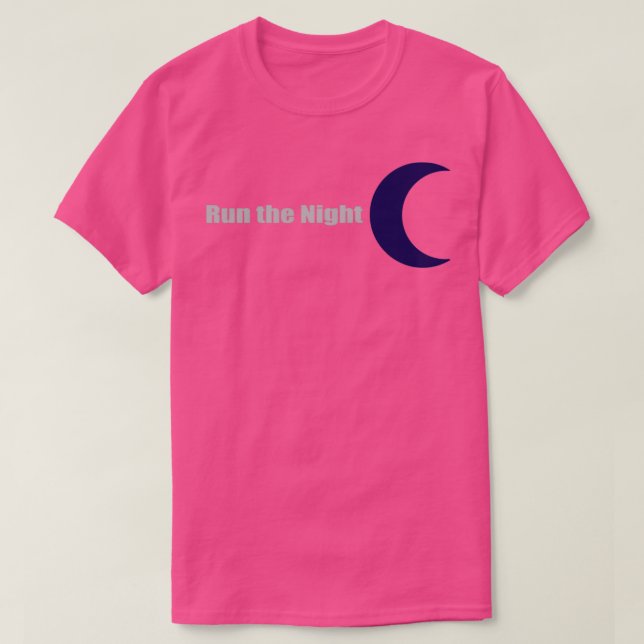 Camiseta Run the night (Frente do Design)