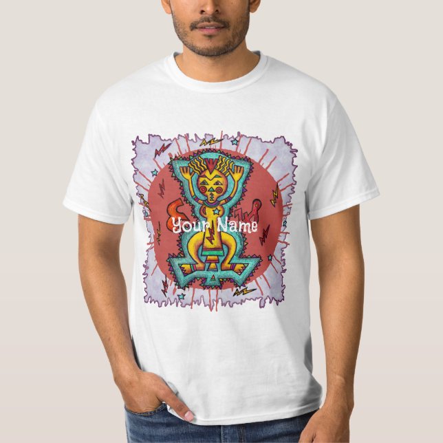 Camiseta Runas da Mulher-Maravilha (Frente)