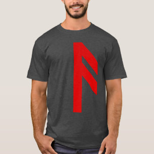 Camiseta Rune Ansuz (vermelho)