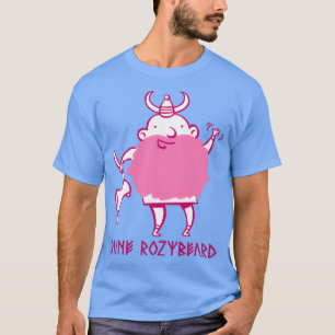 Camiseta Rune Rozybeard O viking cor-de-rosa 1