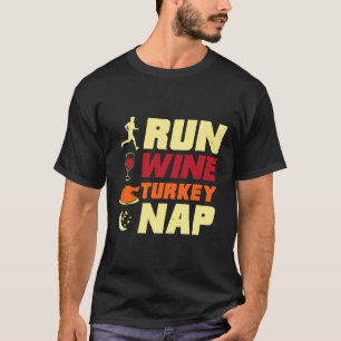 Camiseta Runner and Running Wine Turquia Nap Obrigado engra