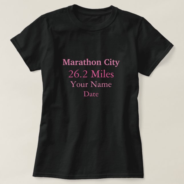 Camiseta Runner de Maratona Personalizado (Frente do Design)