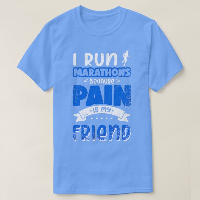 Camiseta Runner dizendo marathon corrida jogger dizendo 3 (Frente do Design)