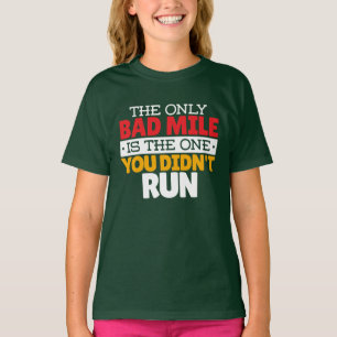 Camiseta Runner - Engraçado Mile Executando Cotação