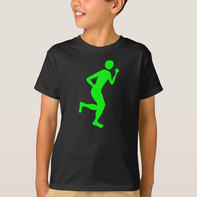 Camiseta Runner (Homem) - Verde (Frente)