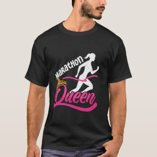 Camiseta Runner MARATHON QUEEN Correndo Maratona Engraçada