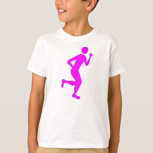 Camiseta Runner (Masculino) - Magenta (Frente)