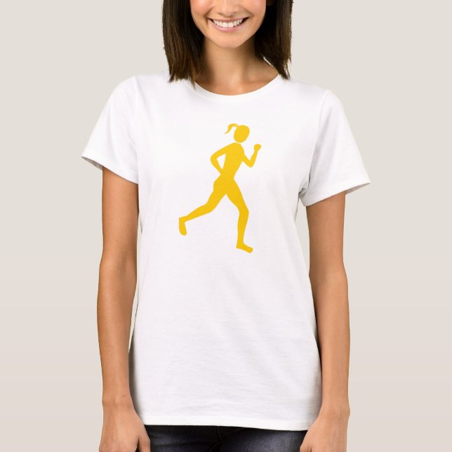 Camiseta Runner (Mulher) - Amber (Frente)
