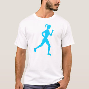 Camiseta Runner (Mulher) - Azul-Céu