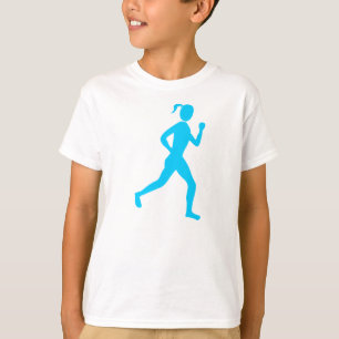 Camiseta Runner (Mulher) - Azul-Céu