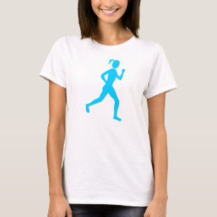 Camiseta Runner (Mulher) - Azul Sky